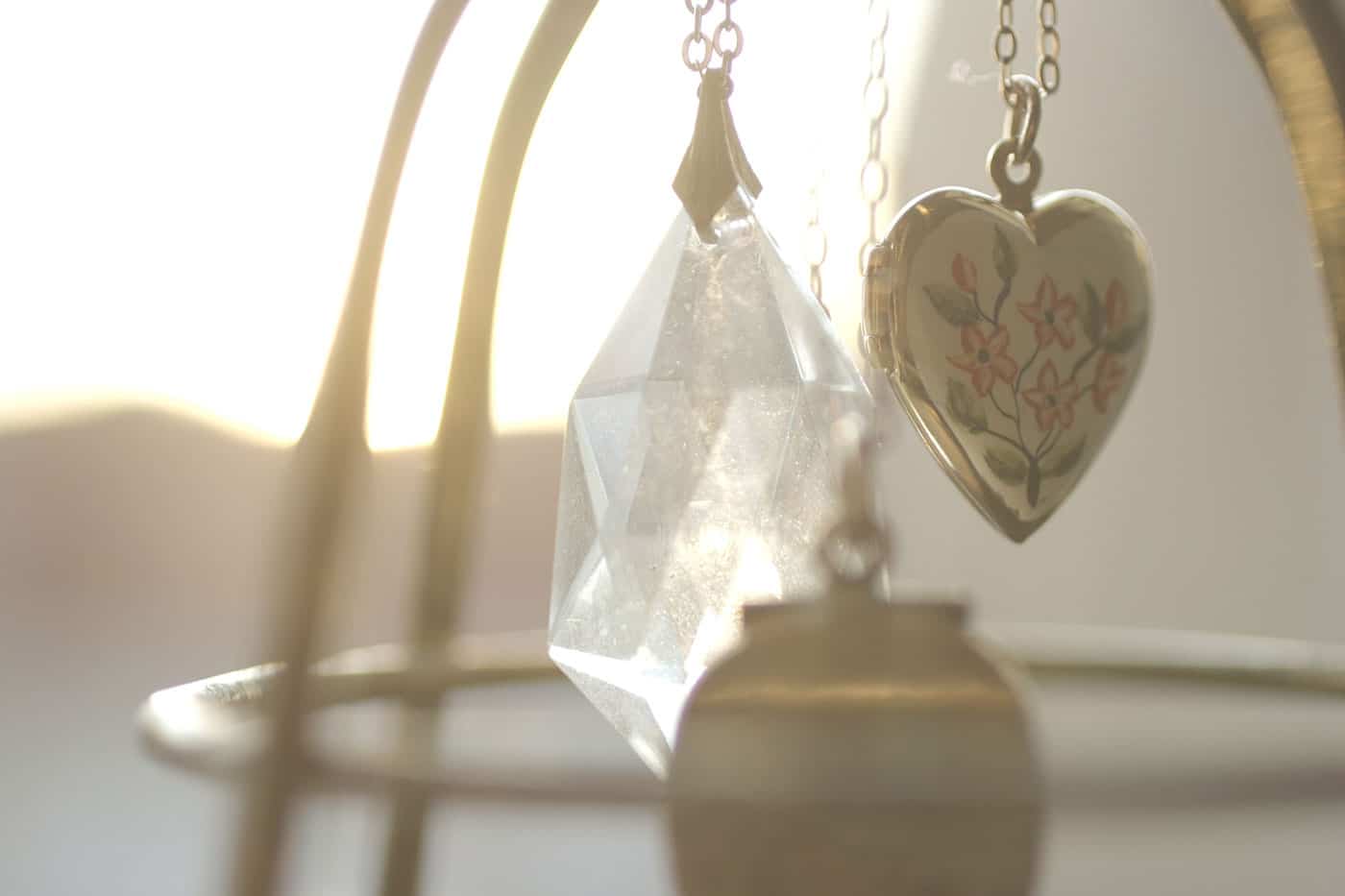 Sunshine and vintage lockets
