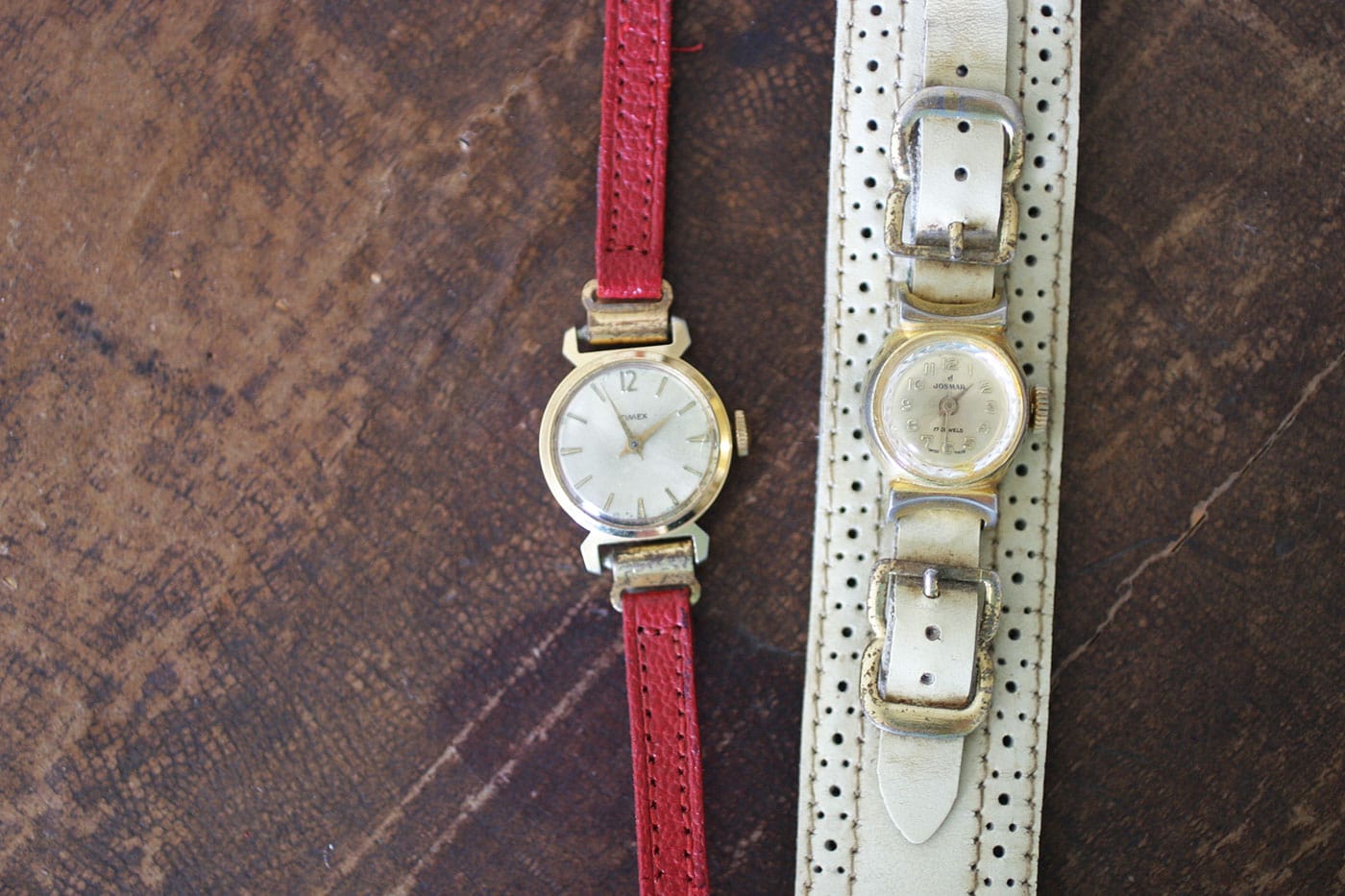 Vintage leather watches