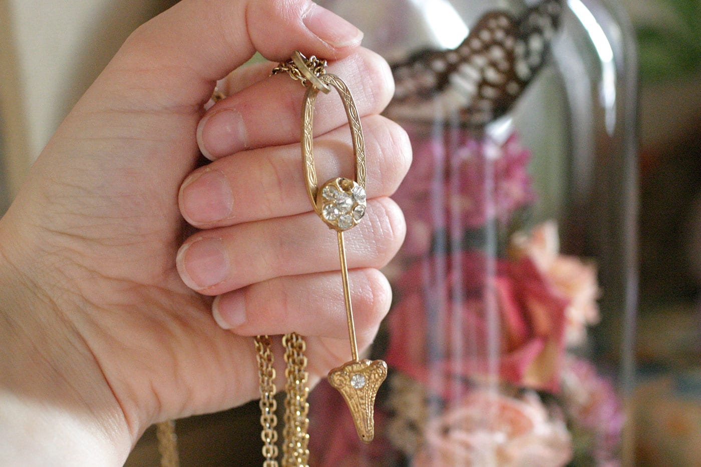 Vintage arrow necklace